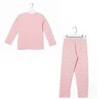 Пижама для девочки А.11173-1, цвет св.розовый, принт птички, рост 134 - Фото 3