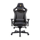Кресло игровое "TESORO" Zone X F750-B black-gold stitch - Фото 3