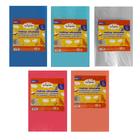 Набор обложек ПЭ 5 штук, 280×500 мм, 200 мкм, для учебников, универсальная, с закладкой, МИКС - Фото 2