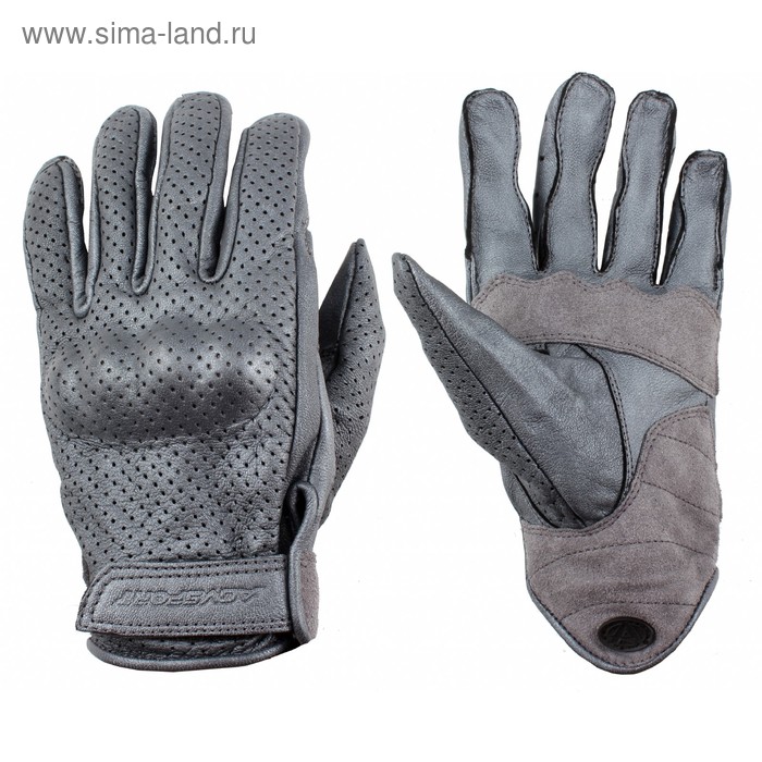 Кожаные перчатки AGVSPORT Classic 1.5, антрацитовый, перфорация, 2XL, A07315-009-2XL - Фото 1