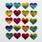 Сердечки декоративные, набор 20 шт., размер 1 шт: 3,5×3 см, цвета МИКС - Фото 1