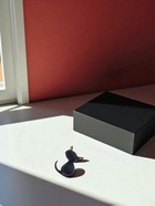 Брошь «Котёнок», цвет чёрный глянцевый в золоте 3918585