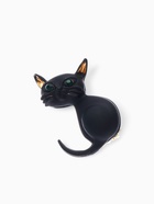 Брошь «Котёнок», цвет чёрный глянцевый в золоте - Фото 8