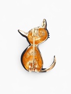 Брошь «Котёнок», чёрная, глянцевая в золоте - Фото 8