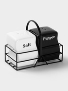 Набор для специй Magistro «Инь-Янь», 2 предмета: солонка, перечница, 150 мл, керамика - Фото 2