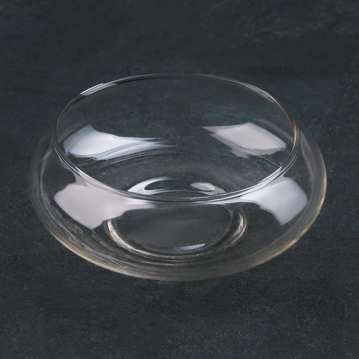 Конфетница стеклянная «НЛО», 650 мл, 15,5×7 см