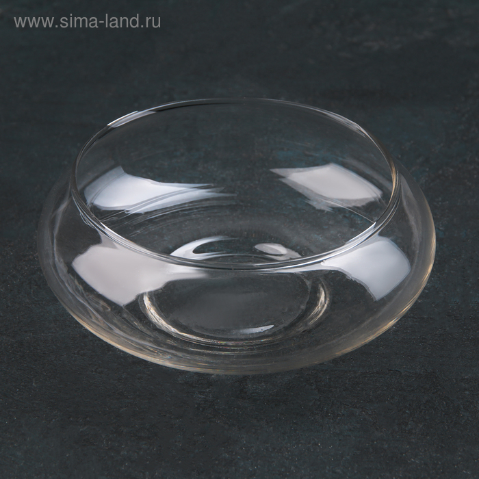 Конфетница стеклянная «НЛО», 650 мл, 15,5×7 см - Фото 1