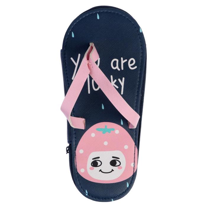 Пенал школьный на молнии «Сланец», черный - Фото 1