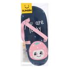 Пенал школьный на молнии "Сланец", черный 4024038