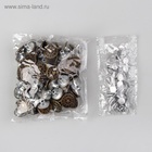 Набор джинсовых пуговиц, 17 мм, 100 шт., цвет бронзовый - Фото 3