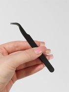 Пинцеты для наращивания ресниц, набор - 2 шт., 12.5 см, чёрные - Фото 6