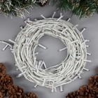 УЦЕНКА Гирлянда «Нить», 20 м, IP20, 200 LED, 220 В, 8 режимов, белая нить, свечение тёплое белое - Фото 2