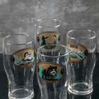 Пивной бокал ОСЗ «Тюлип. На охоте», 570 мл, стекло, рисунок МИКС - Фото 2