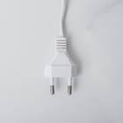 УЦЕНКА Световой прибор «Хрустальный шар» 7.5 см, свечение RGB, 220 В, белый - Фото 3