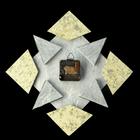 Часы настенные "Звездный квадрат" , 32х32х4,5 см, змеевик - Фото 2