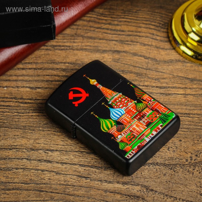 УЦЕНКА Зажигалка электронная "Кремль", дуговая, USB, 4х1.5х6 см - Фото 1