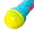 Микрофон музыкальный «Сладкий голосок», световые и звуковые эффекты, работает от батареек, в пакете - фото 24577332