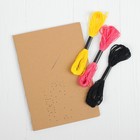 Вышивка на блокноте «Кошка», 20 страниц. Набор для творчества - Фото 3