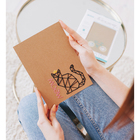 Вышивка на блокноте «Кошка», 20 страниц. Набор для творчества - Фото 1