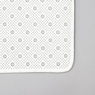 Набор ковриков для ванной и туалета «Доляна. Виньер», 2 шт., 44×50, 50×80 см, синий - Фото 5