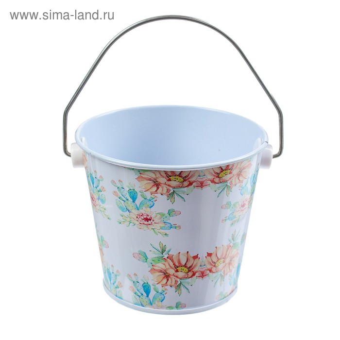 Ведерко малое «Цветущие кактусы» - Фото 1