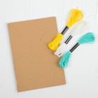 Вышивка на блокноте «Велосипед», 20 страниц. Набор для творчества - Фото 3