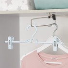 Плечики для брюк и юбок с зажимами Доляна, 38×15 см, цвет МИКС - Фото 12