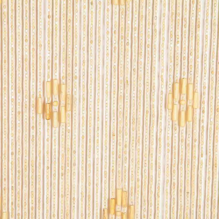 Занавеска декоративная «Шарики», 90×195 см, 52 нити, дерево - фото 1908447439