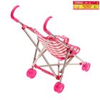 Коляска-трость для кукол, металлический каркас - Фото 3