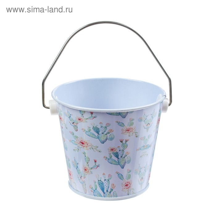 Ведерко малое «Милые кактусы» - Фото 1