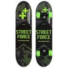 Скейтборд подростковый ONLITOP STREET FORCE, 62х16 см, колёса PVC 50 мм, пластиковая рама - фото 8449532