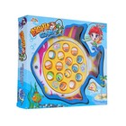 Рыбалка «Рыбка»: 15 рыбок, 2 удочки, звуковые эффекты, работает от батареек - Фото 4