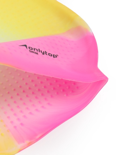 Шапочка для плавания ONLYTOP, силиконовая, обхват 54-60 см, МИКС