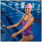 Шапочка для плавания ONLYTOP, силиконовая, обхват 54-60 см, цвета МИКС - Фото 6