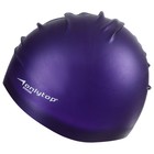 Шапочка для плавания взрослая ONLYTOP, силиконовая, обхват 54-60 см, цвета МИКС - Фото 10