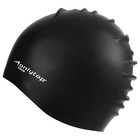 Шапочка для плавания взрослая ONLYTOP, силиконовая, обхват 54-60 см, цвета МИКС - Фото 12