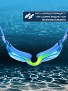 Очки для плавания ONLYTOP, беруши, цвета МИКС - Фото 3