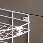 Полка для ванной Доляна, угловая, двухъярусная, 20×20×33 см, белая - Фото 5