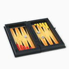 Набор классических игр 3 в 1 «Шахматы, шашки, нарды», компактный размер 19×19 см - Фото 2