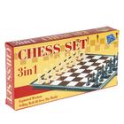 Настольная игра набор 2 в 1 "Баталия": шашки, шахматы, доска пластик 20 х 20 см - Фото 6