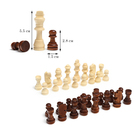 Шахматные фигуры, дерево, король h-5.5 см, пешка h-2.8 см, микс - фото 10850345