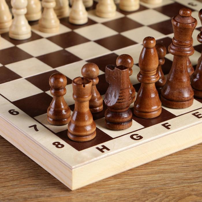 Шахматные фигуры, король h-8 см, пешка h-4 см - фото 1906766602