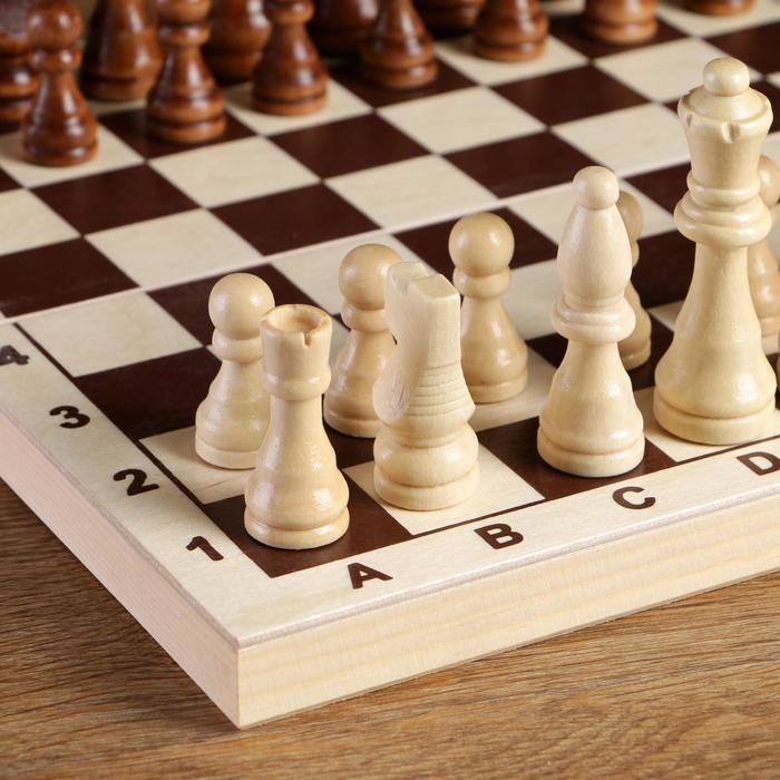Шахматные фигуры, король h-8 см, пешка h-4 см - фото 1906766603