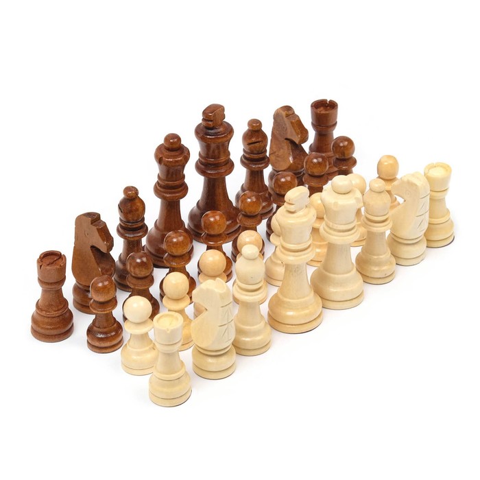 Шахматные фигуры, король h-9 см, пешка h-4 см - фото 1906766605