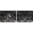 Защита картера и КПП АвтоБРОНЯ (увеличенная) для Lexus ES VII (V - 2.0; 2.5; 3.5) 2018-н.в., сталь 1.5 мм, с крепежом, 111.09518.2 - Фото 3