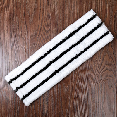Насадка для плоской швабры 40×10 см "Hard", микрофибра, цвет бело-черный - Фото 1
