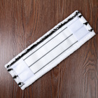 Насадка для плоской швабры 40×10 см "Hard", микрофибра, цвет бело-черный - Фото 2