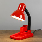 Лампа настольная "Мудрец" Е27 40W,  220В красный 18х11,5х33 см RISALUX - Фото 2