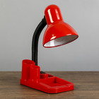 Лампа настольная «Мудрец» Е27 40W, 220 В красный 18×11.5×33 см RISALUX - Фото 3