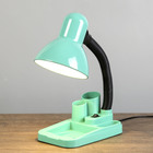 Лампа настольная «Мудрец» Е27 40W, 220 В зеленый 18×11.5×33 см - Фото 2